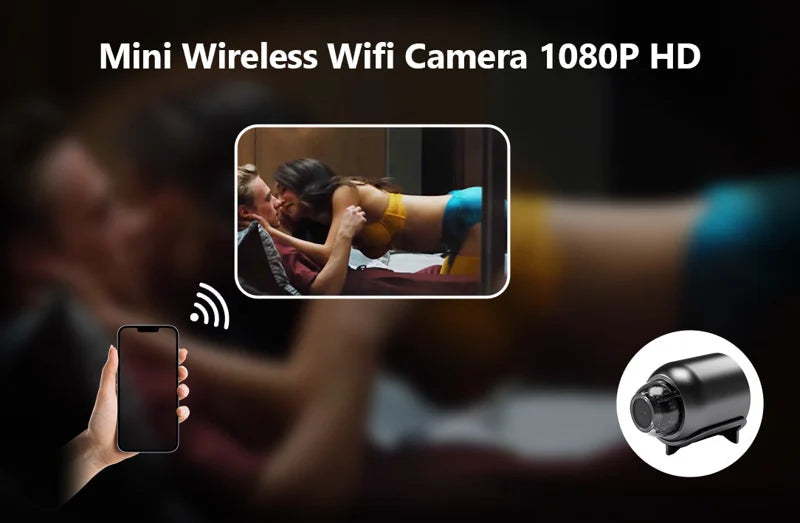 MINI WIFI CAMERA 1080P HD - NIGHT VISION INCLUDED